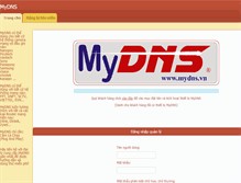 Tablet Screenshot of mydns.vn
